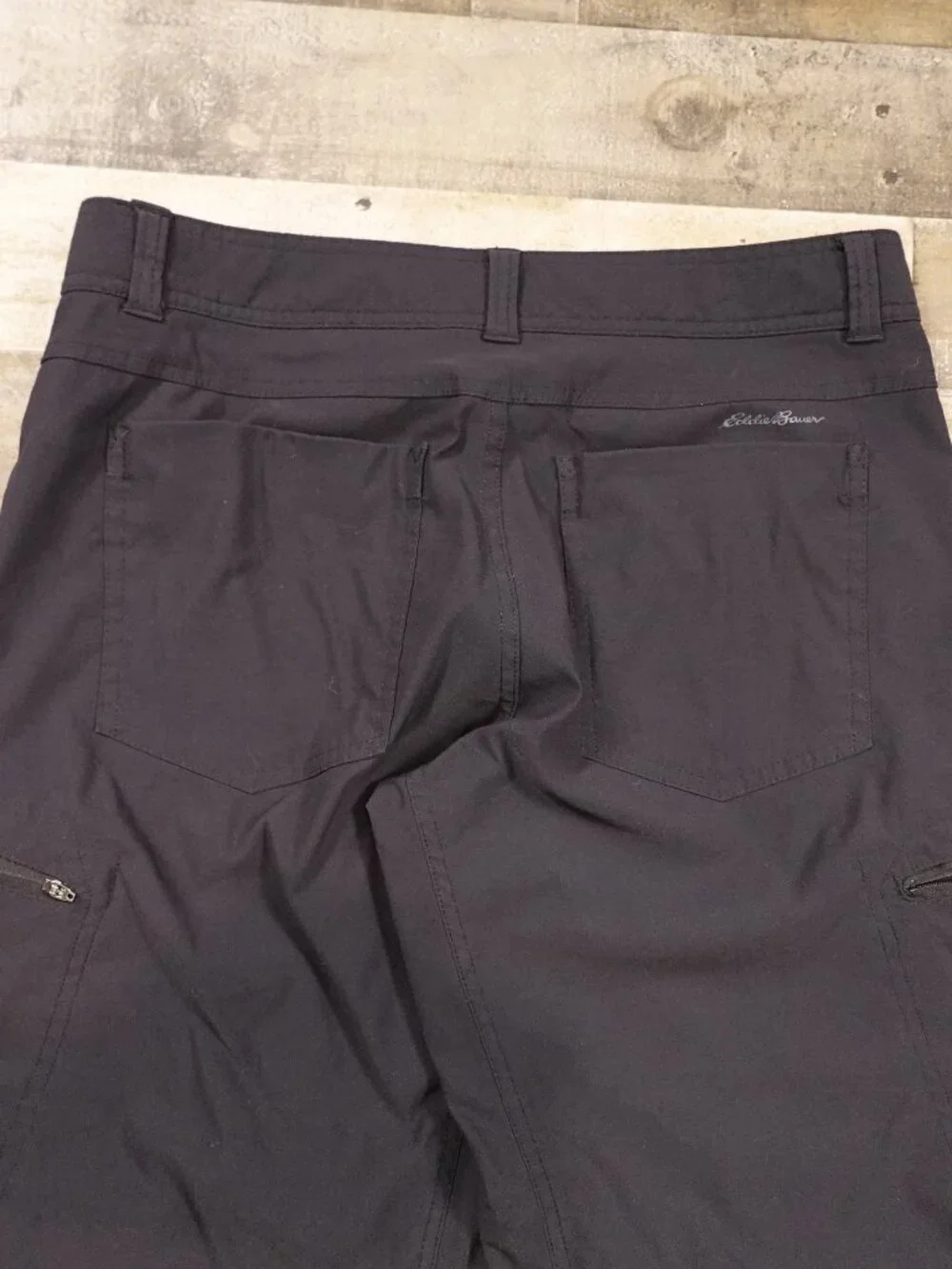 Eddie Bauer‎ First Ascent Hiking Pants Men’s 32x32 Black Outdoor Trail FAIR